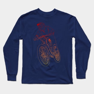 CYCLIST IN ACTION Long Sleeve T-Shirt